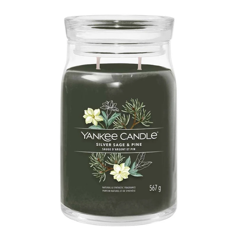 Yankee Candle Duftkerze Signature Silver Sage & Pine 567 g