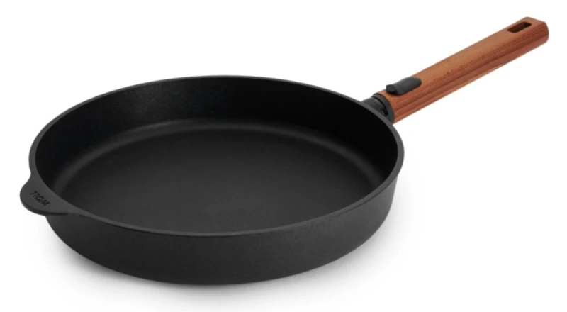 Woll Bratpfanne Flach Eco Logic QXR Induktion PFAS-frei abnehmbarer Stiel 28 cm