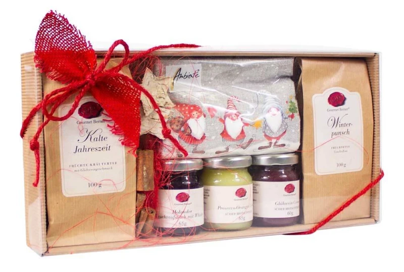 Gourmet Berner Geschenkset - Wichtelzeit - Weihnachtsgeschenk Präsent Weihnachten