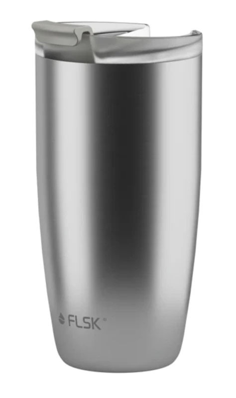 FLSK CUP Kaffeebecher Stainless STNLS Coffee to go-Becher Edelstahl 500 ml