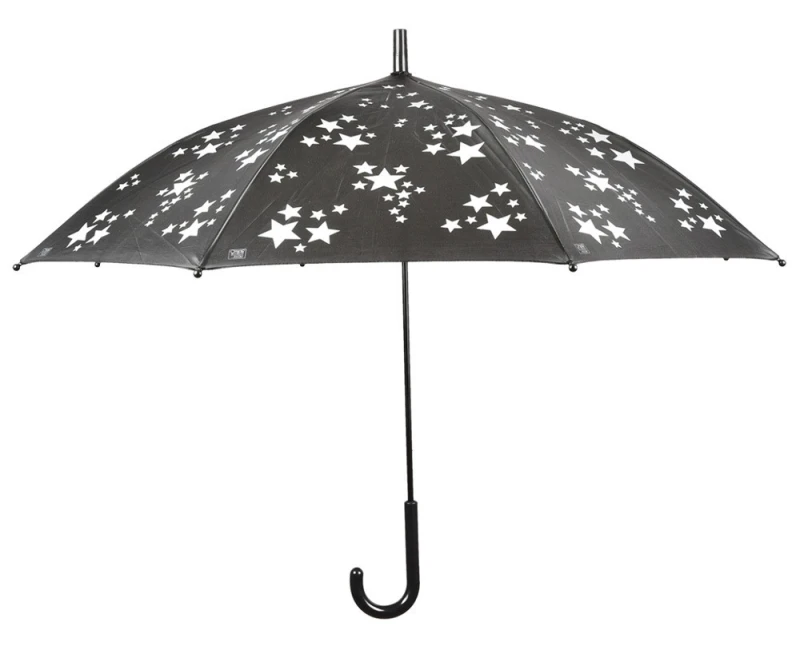 Regenschirm Reflektor Kinder Sterne Stockschirm Kinderschirm reflektierend