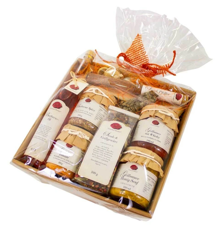 Gourmet Berner Geschenkset Grillmeister Präsent Geschenkkorb Grill-Party
