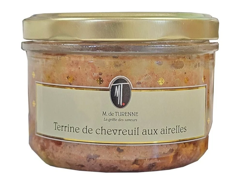 M. de TURENNE Rehterrine mit Preiselbeeren im Glas 180 g