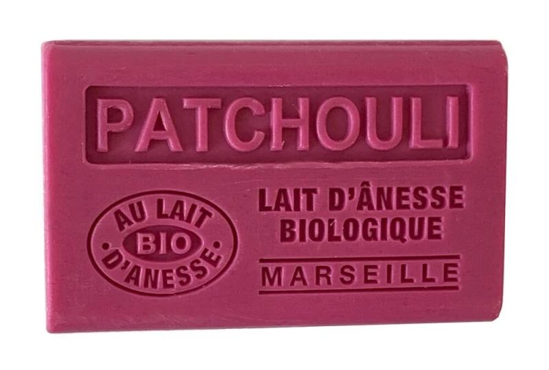 Provence Gästeseife Patchouli Bio Eselsmilch Duftseife 60g