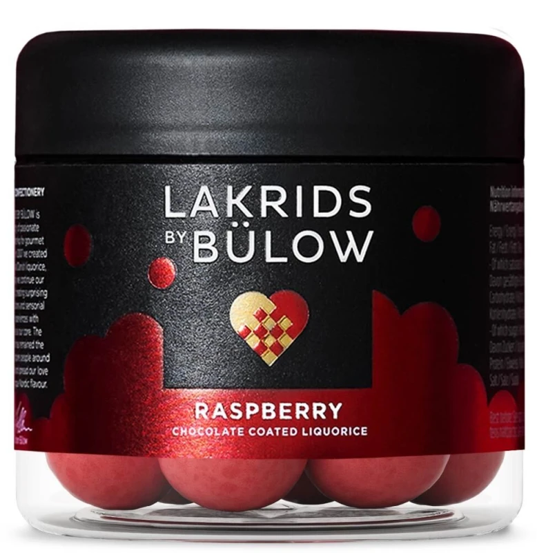 Lakrids by Bülow Crispy Raspberry - Weiße Schokolade Lakritz Small 115 g