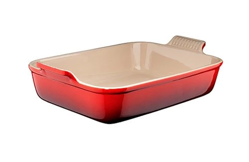 Le Creuset Auflaufform Tradition Steinzeug Kirschrot 19cm