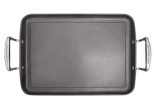 Le Creuset Aluminium- Grillplatte Antihaft Spezialform 34x25cm