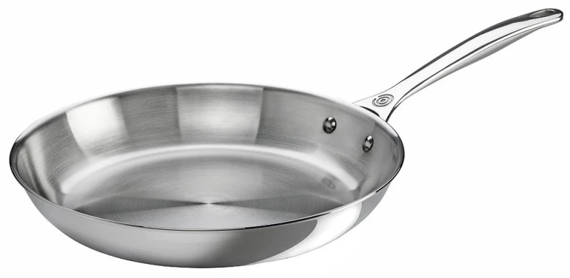 Le Creuset Pfanne Flach 3-Ply PLUS Edelstahl 26cm