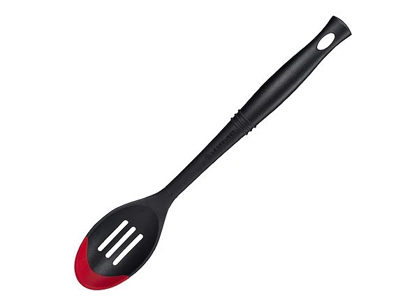 Le Creuset Schaumlöffel mit Silikon-Einsatz Schwarz/Rot