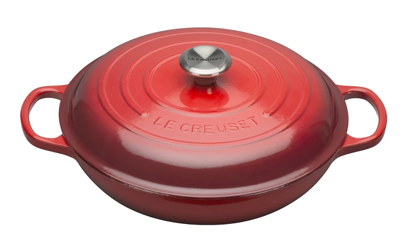 Le Creuset Gourmet-Profitopf Signature Gusseisen Kirschrot 30cm