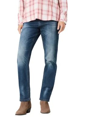 Timezone Damenjeans Regular RickyTZ vintage blue wash