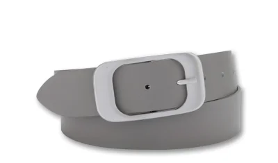Bernd Götz 4cm Damen Softledergürtel grau
