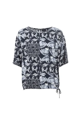 Soquesto Bluse OnawaSOQ navy