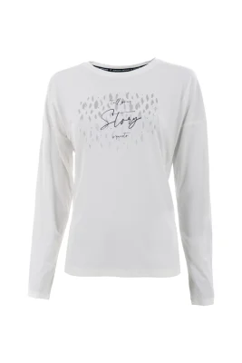 Soquesto Langarmshirt Loana Offwhite