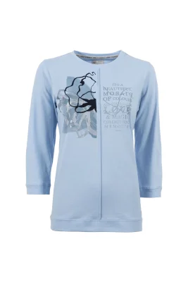 Soquesto Shirt 3/4 OdinaSOQ ice blue