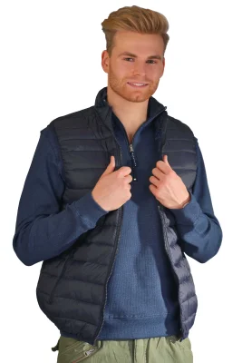 Kera Collection leichte Steppweste blau