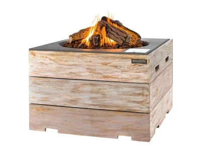 Happy Cocooning Feuertisch NICE & NASTY quadratisch schwarz 760 x 760 x 460 mm