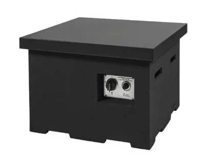 Happy Cocooning Deckel für Feuertisch klein quadratisch schwarz