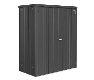 Biohort Geräteschrank 150 Aufbewahrungsschrank 155x83x182,5cm Dunkelgrau-Metallic