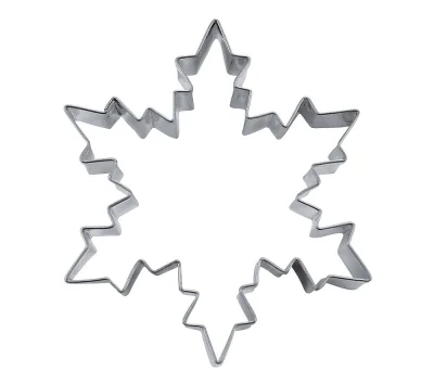 Städter Ausstechform Eiskristall Edelstahl 6cm