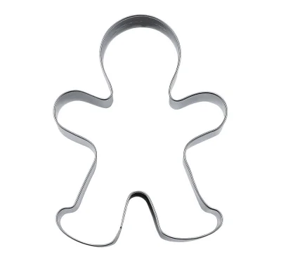 Städter Ausstechform Lebkuchenmann Plätzchenausstecher Edelstahl 7,5cm