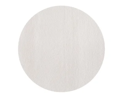 ASA Selection Tischset Rund Weiß Country Leder-Optik Platzset