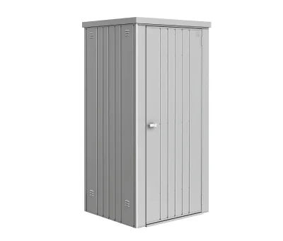 Biohort Geräteschrank 90 Aufbewahrungsschrank 93x83x182,5cm Silber-Metallic