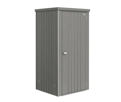 Biohort Geräteschrank 90 Aufbewahrungsschrank 93x83x182,5cm Quarzgrau-Metallic