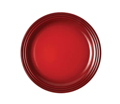 Le Creuset Frühstücksteller Steinzeug Kirschrot 22cm