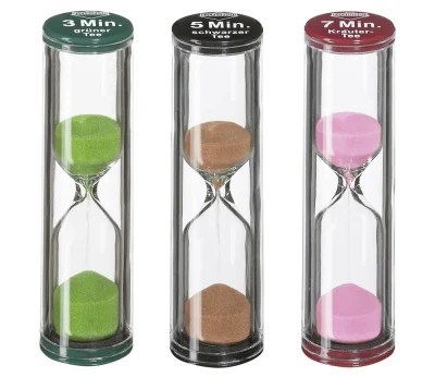Küchenprofi Sanduhr TEATIME 3er-SET Tee-Timer