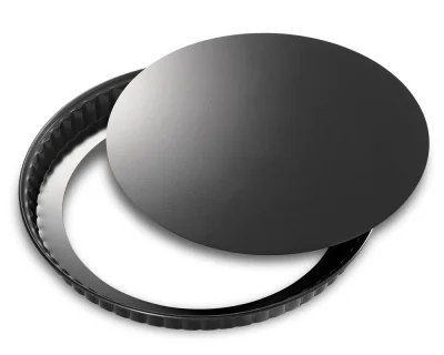 Küchenprofi Quicheform mit Hebeboden Antihaftbeschichtet Schwarz 28cm