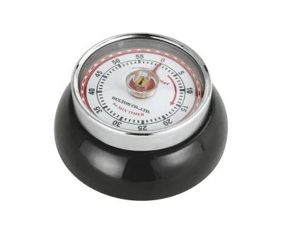 Zassenhaus Timer Speed Schwarz Küchenuhr Magnet Nostalgie Eieruhr