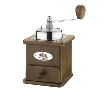 Zassenhaus Kaffeemühle Brasilia Buchenholz Dunkel Gebeizt