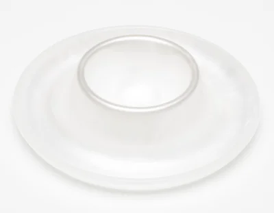 G.F. Heim Söhne Eierbecher Acrylglas Perlmutt Optik Weiß