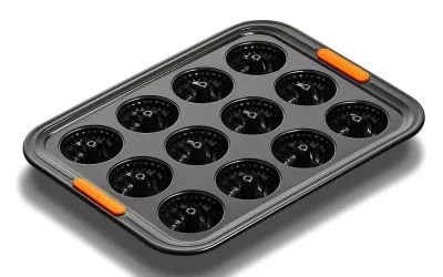 Le Creuset 12er Mini-Gugelhupfform Antihaft-Backform