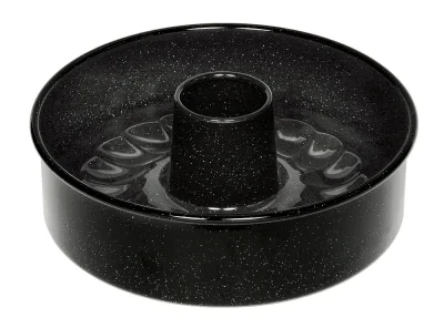 Riess Tortenform 3-teilig Emaille Schwarz 26cm