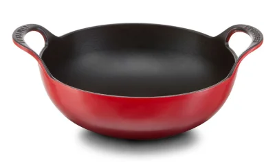 Le Creuset Balti Dish Schmorbräter Gusseisen Kirschrot 24cm