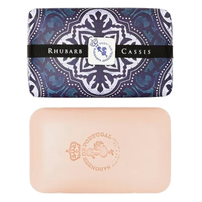Castelbel Tile Seife Rhubarb & Cassis (Rhabarber & Cassis) Olivenöl-Seife - 300g