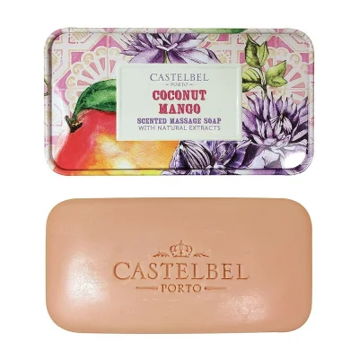 Castelbel Seife Smoothie Coconut Mango (Kokosnuss & Mango) Olivenöl-Seife - 180g