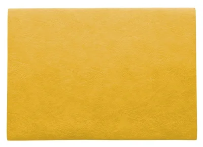 ASA Selection Tischset Corn Vintage Leder-Optik Platzset Gelb