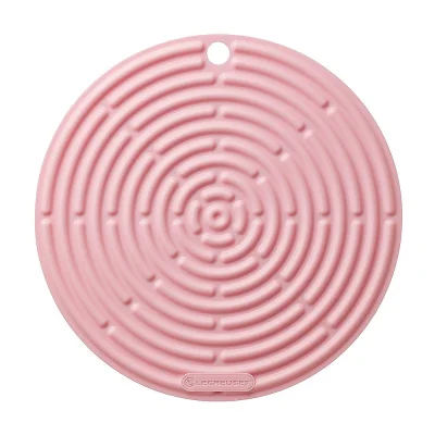 Le Creuset Topflappen Rund Silikon Shell Pink