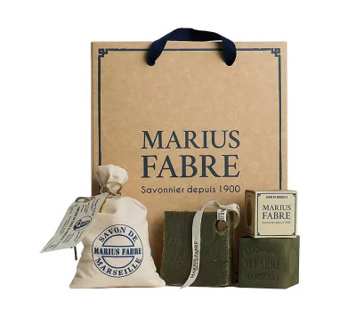 Marius Fabre Savon de Marseille NATURE Geschenk-Set - ohne Palmöl