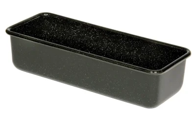 Riess Brotbackform Emaille Schwarz Königskuchenform 30/10 1,70 l