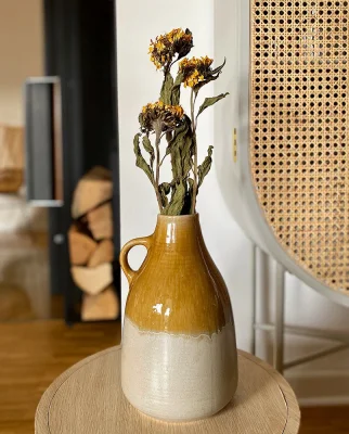 Sonnenblumen getrocknet Trockenblumen Natur Bund 3 Stück Trockenblumenstrauß