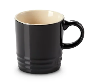 Le Creuset Espressotasse Steinzeug Schwarz glänzend 100ml