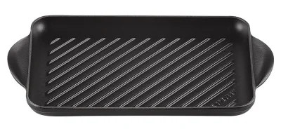 Le Creuset Grillplatte Rechteckig Gusseisen Schwarz 32cm