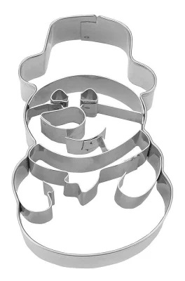 Städter Ausstechform Schneemann Plätzchenausstecher Edelstahl 7,5cm