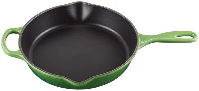 Le Creuset Brat- und Servierpfanne Hoch Gusseisen Bamboo Green 26cm