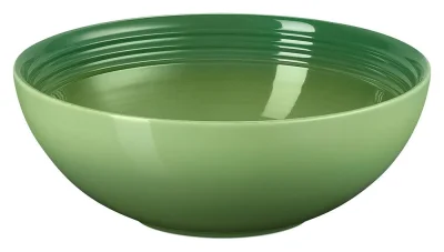 Le Creuset Salatschüssel Steinzeug Bamboo Green 24cm