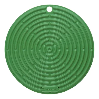 Le Creuset Topflappen Rund Silikon Bamboo Green